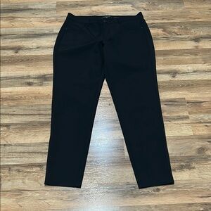 LAFAYETTE 148 WOMENS MERCER SLEEK DRESS PANTS BLACK SZ 10